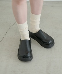 Crisp | ラウンドスライドローファー[c3R3629](ローファー)