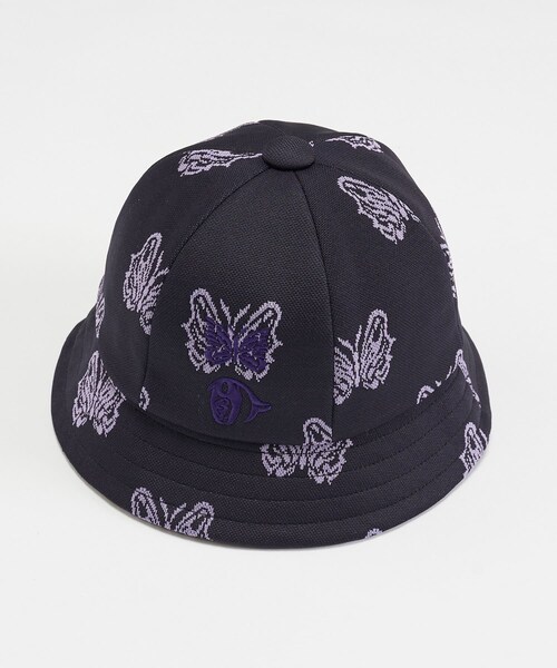 CIAOPANIC(チャオパニック)の「【NEEDLES/ニードルズ】NEEDLES x KAE TANAKA BERMUDA HAT - POLY JACQUARD(ハット・レディース・ブラック・M)」の1枚目の写真