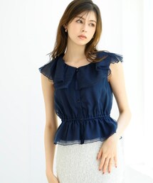 31 Sons de mode（トランテアン　ソン　ドゥ　モード）の「ラメチュールフリルブラウス/MM428109（その他・レディース）」