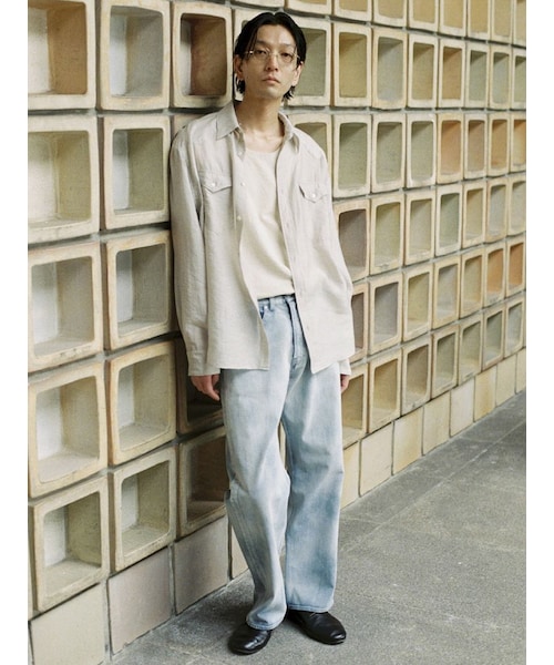 LIDNM（リドム）の「SILK RAYON WESTERN SHIRT（シャツ/ブラウス