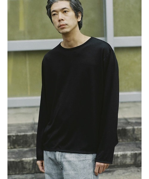 トップス LIDNM MERINO WOOL L/S TEE LIDNM（リドム）の「MERINO WOOL L/S TEE（Tシャツ/カットソー