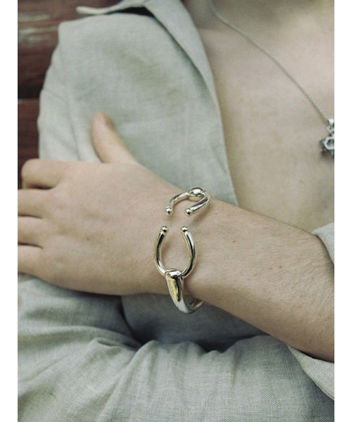アクセサリー Llife QUILLE BANGLE LIDNM Llife QUILLE BANGLE バングル シルバー925