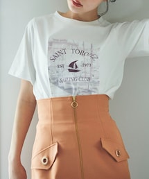 【WEB先行予約販売/5月上旬発売予定】マリンプリントＴシャツ/TT418206