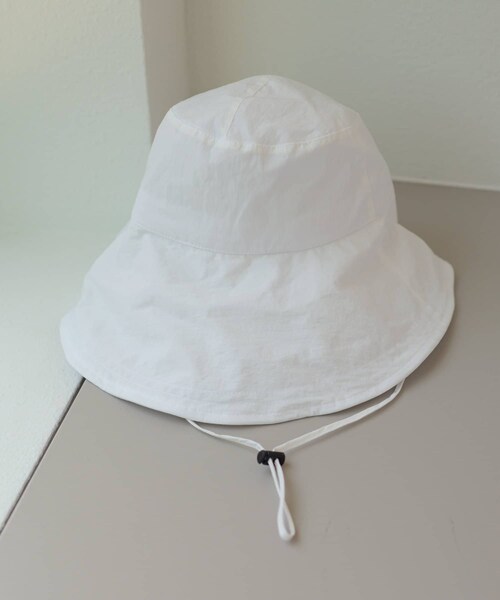 Omekashi（オメカシ）の「ナイロンハット（ハット・レディース・ブラック/ホワイト・F）」の2枚目の写真