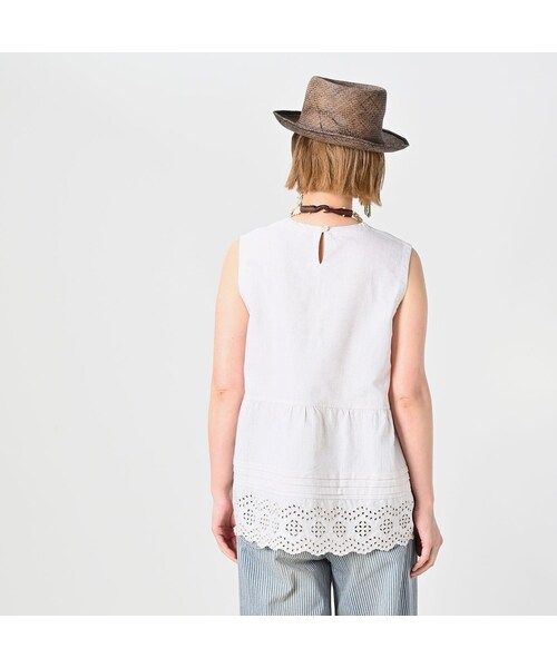 45R フォーティファイブアール　　 度甘平のカットワークキャミソール 45R フォーティファイブアール 度甘平のカットワーク