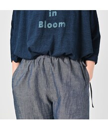 45R☆綿麻ダンガリーのカットワークペチパンツ 45R（フォーティファイブアール）の「綿麻ダンガリーのカット