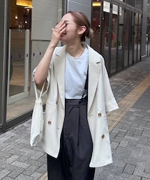 CIAOPANIC TYPY | 5/3予約開始【パルクロ限定】(PONてら企画)テックリネン半袖シャツジャケット(ジャケット/アウター)