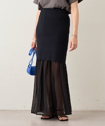 SHENERY | 2WAYレイヤードフレアスカート(スカート)
