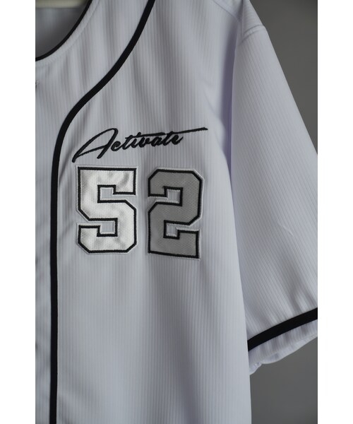 FUNGO TOKYO（ファンゴトウキョウ）の「ストリートユニフォーム（シャツ/ブラウス・レディース・ホワイト/ブラック・one）」の5枚目の写真