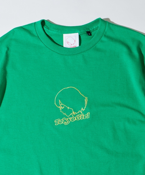 WHO'S WHO gallery（フーズフーギャラリー）の「予約/25色展開【TOKYOGIRL/東京ガール】ロゴTEE（Tシャツ/カットソー・レディース・パープルその他1/グリーン/スカイブルー/ネイビー/イエロー/サンドベージュ/パープル/ミント/グレー/グリーンその他2/ブラック/グリーンその他1/ブルーその他1/ホワイト/ボルドー/ピスタチオ/ダークブラウン/オレンジ/ライトグレー/チャコールグレー/ピンク/ブルー/ローズ/キャメル/ライムグリーン・L/M）」の9枚目の写真