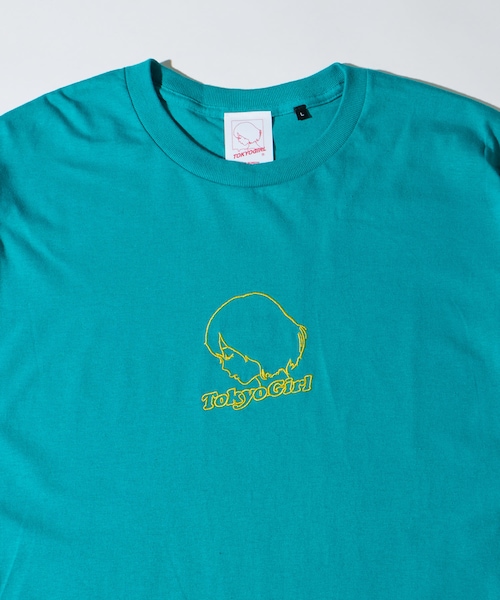 WHO'S WHO gallery（フーズフーギャラリー）の「予約/25色展開【TOKYOGIRL/東京ガール】ロゴTEE（Tシャツ/カットソー・レディース・パープルその他1/グリーン/スカイブルー/ネイビー/イエロー/サンドベージュ/パープル/ミント/グレー/グリーンその他2/ブラック/グリーンその他1/ブルーその他1/ホワイト/ボルドー/ピスタチオ/ダークブラウン/オレンジ/ライトグレー/チャコールグレー/ピンク/ブルー/ローズ/キャメル/ライムグリーン・L/M）」の12枚目の写真