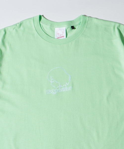WHO'S WHO gallery（フーズフーギャラリー）の「予約/25色展開【TOKYOGIRL/東京ガール】ロゴTEE（Tシャツ/カットソー・レディース・パープルその他1/グリーン/スカイブルー/ネイビー/イエロー/サンドベージュ/パープル/ミント/グレー/グリーンその他2/ブラック/グリーンその他1/ブルーその他1/ホワイト/ボルドー/ピスタチオ/ダークブラウン/オレンジ/ライトグレー/チャコールグレー/ピンク/ブルー/ローズ/キャメル/ライムグリーン・L/M）」の10枚目の写真