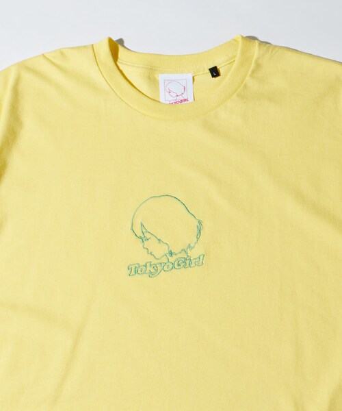WHO'S WHO gallery（フーズフーギャラリー）の「予約/25色展開【TOKYOGIRL/東京ガール】ロゴTEE（Tシャツ/カットソー・レディース・パープルその他1/グリーン/スカイブルー/ネイビー/イエロー/サンドベージュ/パープル/ミント/グレー/グリーンその他2/ブラック/グリーンその他1/ブルーその他1/ホワイト/ボルドー/ピスタチオ/ダークブラウン/オレンジ/ライトグレー/チャコールグレー/ピンク/ブルー/ローズ/キャメル/ライムグリーン・L/M）」の20枚目の写真