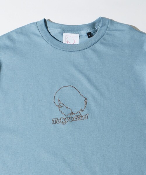 WHO'S WHO gallery（フーズフーギャラリー）の「予約/25色展開【TOKYOGIRL/東京ガール】ロゴTEE（Tシャツ/カットソー・レディース・パープルその他1/グリーン/スカイブルー/ネイビー/イエロー/サンドベージュ/パープル/ミント/グレー/グリーンその他2/ブラック/グリーンその他1/ブルーその他1/ホワイト/ボルドー/ピスタチオ/ダークブラウン/オレンジ/ライトグレー/チャコールグレー/ピンク/ブルー/ローズ/キャメル/ライムグリーン・L/M）」の18枚目の写真