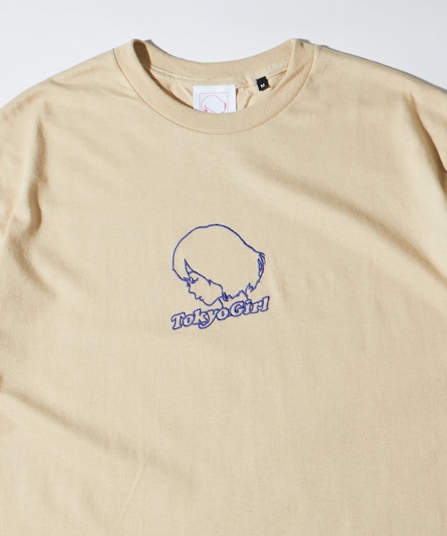 WHO'S WHO gallery（フーズフーギャラリー）の「予約/25色展開【TOKYOGIRL/東京ガール】ロゴTEE（Tシャツ/カットソー・レディース・パープルその他1/グリーン/スカイブルー/ネイビー/イエロー/サンドベージュ/パープル/ミント/グレー/グリーンその他2/ブラック/グリーンその他1/ブルーその他1/ホワイト/ボルドー/ピスタチオ/ダークブラウン/オレンジ/ライトグレー/チャコールグレー/ピンク/ブルー/ローズ/キャメル/ライムグリーン・L/M）」の8枚目の写真