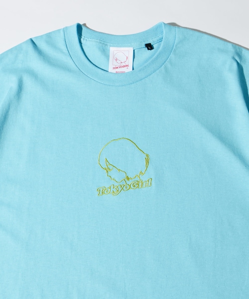 WHO'S WHO gallery（フーズフーギャラリー）の「予約/25色展開【TOKYOGIRL/東京ガール】ロゴTEE（Tシャツ/カットソー・レディース・パープルその他1/グリーン/スカイブルー/ネイビー/イエロー/サンドベージュ/パープル/ミント/グレー/グリーンその他2/ブラック/グリーンその他1/ブルーその他1/ホワイト/ボルドー/ピスタチオ/ダークブラウン/オレンジ/ライトグレー/チャコールグレー/ピンク/ブルー/ローズ/キャメル/ライムグリーン・L/M）」の15枚目の写真