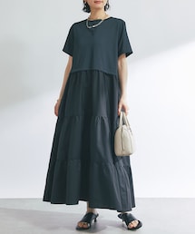 un dix cors（アンディコール）の「《主役級アイテム》前後2WAY切替ティアードワンピース（ワンピース）」