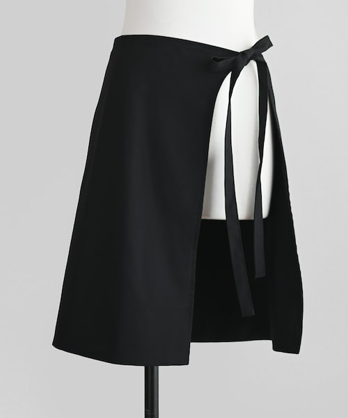 Marient（マリエント）の「レイヤードラップワイドPT（スラックス・レディース・ブラック・S/M）」の2枚目の写真