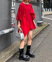 CIAOPANIC TYPY（チャオパニックティピー）の「etsintaリメイクフリルオーバーTEE（Tシャツ/カットソー）」