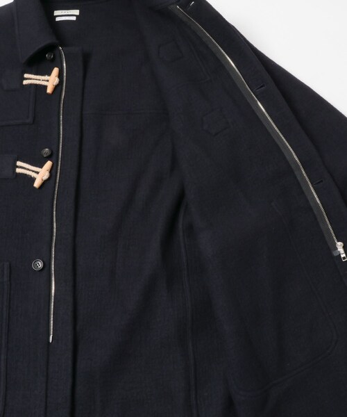 URBAN RESEARCH(アーバンリサーチ)の「FUJI MELTON WOOL DUFFEL COAT(ダッフルコート・メンズ・NAVY・5/6)」の5枚目の写真