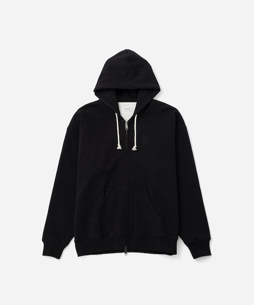 Saturdays NYC（サタデーズ ニューヨークシティ ）の「Canal Waffle Lined Zip Hoodie（パーカー・レディース・ブラック/ライトグレー・L/M/S/XL）」の4枚目の写真