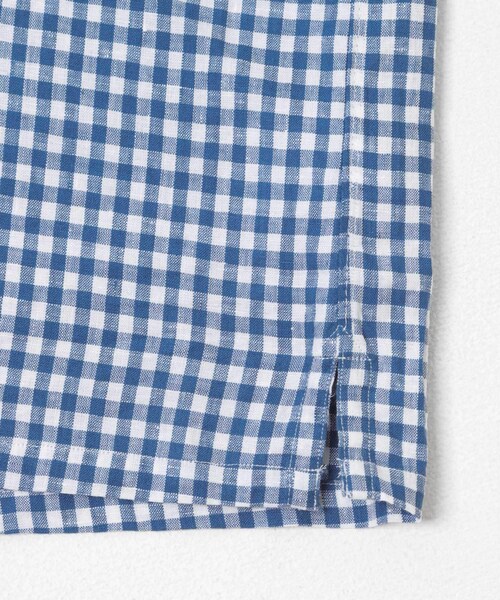 URBAN RESEARCH(アーバンリサーチ)の「PORTER CLASSIC KEROUAC LINEN GINGHAM CHECK SHIRTS(シャツ/ブラウス・メンズ・BLACK/F.BLUE/RED・XL/XXL/XXXL)」の13枚目の写真