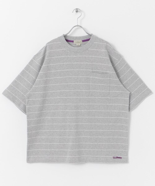 URBAN RESEARCH DOORS（アーバンリサーチドアーズ）の「L.L.Bean　Union Short-Sleeve StripedT-shirts（Tシャツ/カットソー・メンズ・Yellow/Sax/Wht/Grn/Birch/Wht/Pink/Navy/Sax/Teal/Plum/Teal・M/L/XL）」の16枚目の写真