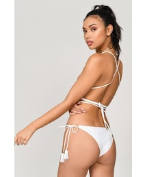 All I Have Side Ties Bikini Bottom - Red