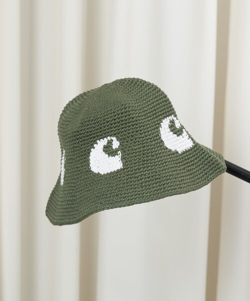 CIAOPANIC(チャオパニック)の「【Carhartt WIP/カーハート ダブリューアイピー】CANE HAT/ケーンハット(ハット・レディース・グリーン/ブラック/ピンク・M)」の1枚目の写真