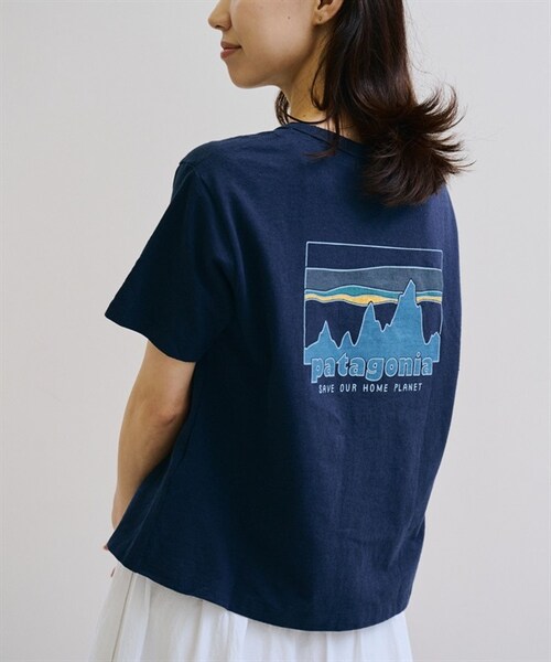 patagonia（パタゴニア）の「Patagonia / '73 Skyline Easy Cut 再生棉短袖上衣（その他・レディース・白色BCW/黑色INBK/藍色NENA/黃色BTRY・白色BCW/黑色INBK/藍色NENA/黃色BTRY）」の9枚目の写真
