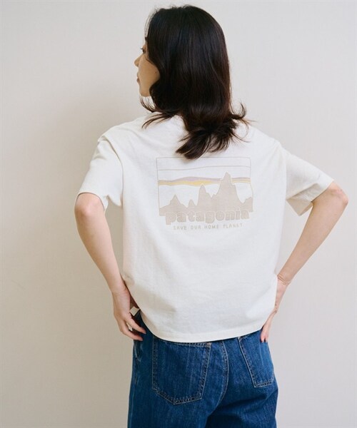 patagonia（パタゴニア）の「Patagonia / '73 Skyline Easy Cut 再生棉短袖上衣（その他・レディース・白色BCW/黑色INBK/藍色NENA/黃色BTRY・白色BCW/黑色INBK/藍色NENA/黃色BTRY）」の16枚目の写真