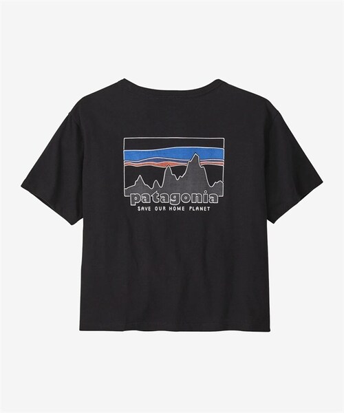 patagonia（パタゴニア）の「Patagonia / '73 Skyline Easy Cut 再生棉短袖上衣（その他・レディース・白色BCW/黑色INBK/藍色NENA/黃色BTRY・白色BCW/黑色INBK/藍色NENA/黃色BTRY）」の2枚目の写真