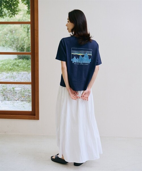 patagonia（パタゴニア）の「Patagonia / '73 Skyline Easy Cut 再生棉短袖上衣（その他・レディース・白色BCW/黑色INBK/藍色NENA/黃色BTRY・白色BCW/黑色INBK/藍色NENA/黃色BTRY）」の14枚目の写真