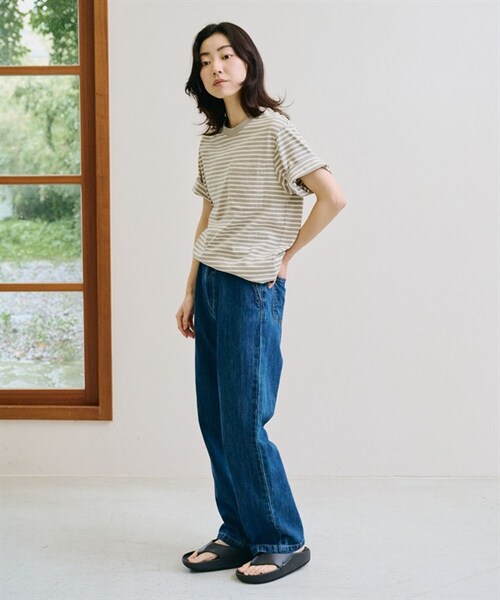 patagonia（パタゴニア）の「Patagonia / 條紋口袋短袖上衣（その他・レディース・灰色WKSE/藍色WKSU・灰色WKSE/藍色WKSU）」の19枚目の写真