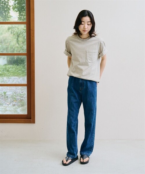 patagonia（パタゴニア）の「Patagonia / 條紋口袋短袖上衣（その他・レディース・灰色WKSE/藍色WKSU・灰色WKSE/藍色WKSU）」の18枚目の写真