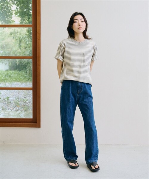 patagonia（パタゴニア）の「Patagonia / 條紋口袋短袖上衣（その他・レディース・灰色WKSE/藍色WKSU・灰色WKSE/藍色WKSU）」の16枚目の写真