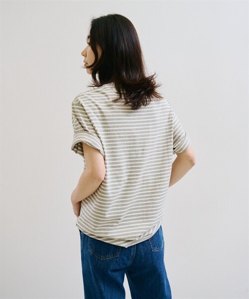 patagonia（パタゴニア）の「Patagonia / 條紋口袋短袖上衣（その他・レディース・灰色WKSE/藍色WKSU・灰色WKSE/藍色WKSU）」の15枚目の写真