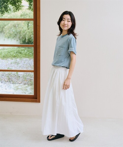 patagonia（パタゴニア）の「Patagonia / 條紋口袋短袖上衣（その他・レディース・灰色WKSE/藍色WKSU・灰色WKSE/藍色WKSU）」の10枚目の写真