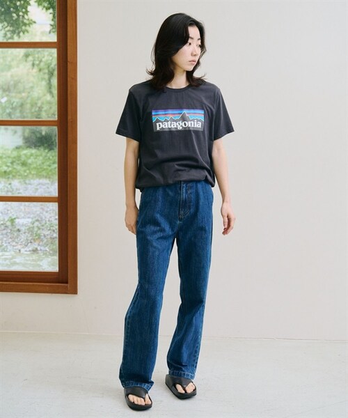 patagonia(パタゴニア)の「Patagonia / P-6 Logo 再生棉短袖上衣(その他・レディース・黑色INBK/膚色UDNL/藏青色NENA/藍色UTB/紫色RWCO/黃色NCTY/粉色PKPK・黑色INBK/膚色UDNL/藏青色NENA/藍色UTB/紫色RWCO/黃色NCTY/粉色PKPK)」の14枚目の写真
