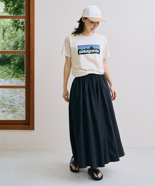 patagonia(パタゴニア)の「Patagonia / P-6 Logo 再生棉短袖上衣(その他・レディース・黑色INBK/膚色UDNL/藏青色NENA/藍色UTB/紫色RWCO/黃色NCTY/粉色PKPK・黑色INBK/膚色UDNL/藏青色NENA/藍色UTB/紫色RWCO/黃色NCTY/粉色PKPK)」の20枚目の写真