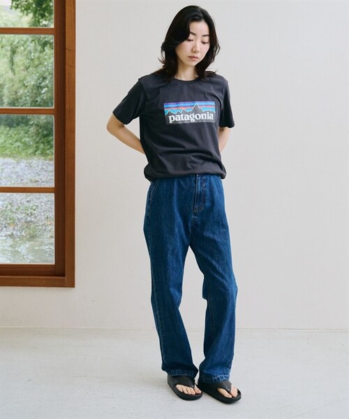 patagonia(パタゴニア)の「Patagonia / P-6 Logo 再生棉短袖上衣(その他・レディース・黑色INBK/膚色UDNL/藏青色NENA/藍色UTB/紫色RWCO/黃色NCTY/粉色PKPK・黑色INBK/膚色UDNL/藏青色NENA/藍色UTB/紫色RWCO/黃色NCTY/粉色PKPK)」の11枚目の写真
