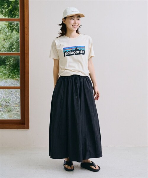 patagonia(パタゴニア)の「Patagonia / P-6 Logo 再生棉短袖上衣(その他・レディース・黑色INBK/膚色UDNL/藏青色NENA/藍色UTB/紫色RWCO/黃色NCTY/粉色PKPK・黑色INBK/膚色UDNL/藏青色NENA/藍色UTB/紫色RWCO/黃色NCTY/粉色PKPK)」の19枚目の写真