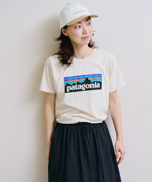 patagonia(パタゴニア)の「Patagonia / P-6 Logo 再生棉短袖上衣(その他・レディース・黑色INBK/膚色UDNL/藏青色NENA/藍色UTB/紫色RWCO/黃色NCTY/粉色PKPK・黑色INBK/膚色UDNL/藏青色NENA/藍色UTB/紫色RWCO/黃色NCTY/粉色PKPK)」の18枚目の写真