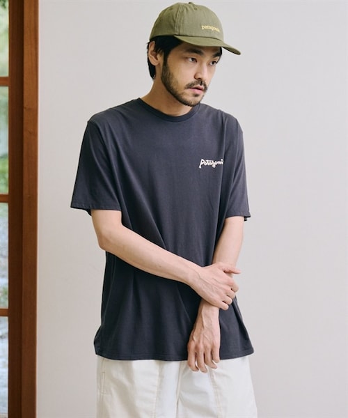 patagonia(パタゴニア)の「Patagonia / Aquatic Action 有機棉印花短袖上衣(その他・メンズ・黑色LFIN/膚色LFNL・黑色LFIN/膚色LFNL)」の13枚目の写真