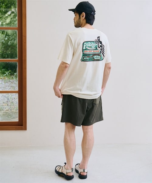 patagonia(パタゴニア)の「Patagonia / Aquatic Action 有機棉印花短袖上衣(その他・メンズ・黑色LFIN/膚色LFNL・黑色LFIN/膚色LFNL)」の12枚目の写真