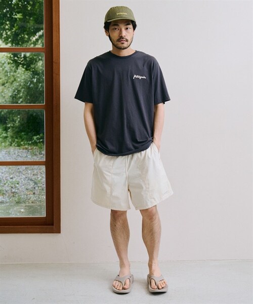 patagonia(パタゴニア)の「Patagonia / Aquatic Action 有機棉印花短袖上衣(その他・メンズ・黑色LFIN/膚色LFNL・黑色LFIN/膚色LFNL)」の16枚目の写真
