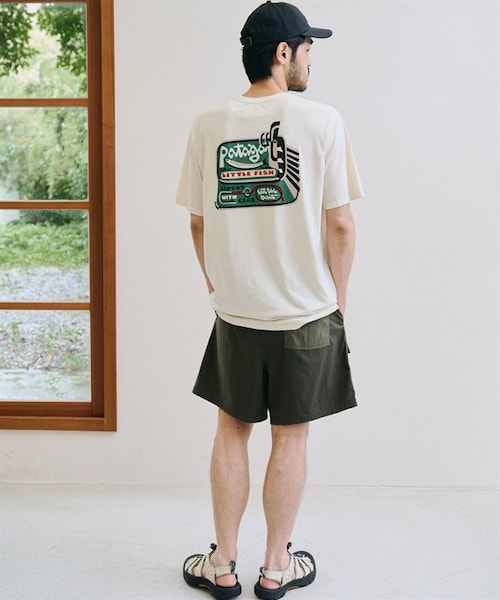 patagonia(パタゴニア)の「Patagonia / Aquatic Action 有機棉印花短袖上衣(その他・メンズ・黑色LFIN/膚色LFNL・黑色LFIN/膚色LFNL)」の11枚目の写真