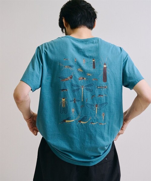 patagonia(パタゴニア)の「Patagonia / Buggy 有機棉印花短袖上衣(その他・メンズ・膚色UDNL/藍色WLDB・膚色UDNL/藍色WLDB)」の6枚目の写真