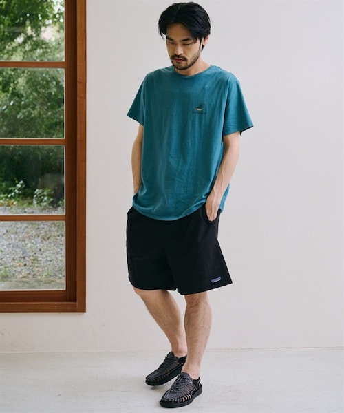 patagonia(パタゴニア)の「Patagonia / Buggy 有機棉印花短袖上衣(その他・メンズ・膚色UDNL/藍色WLDB・膚色UDNL/藍色WLDB)」の9枚目の写真