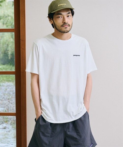 patagonia(パタゴニア)の「Patagonia / Home Water Trout 有機棉印花短袖上衣(その他・メンズ・白色WHI/黑色INBK/綠色RVGN・白色WHI/黑色INBK/綠色RVGN)」の6枚目の写真